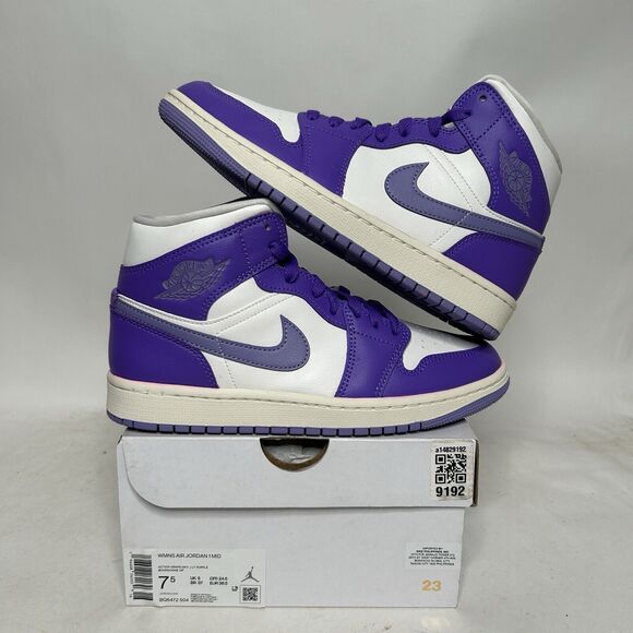 Nike Shoes - Nike Shoes Air Jordan 1 Mid Retro WMNS “Action Grape” 2024